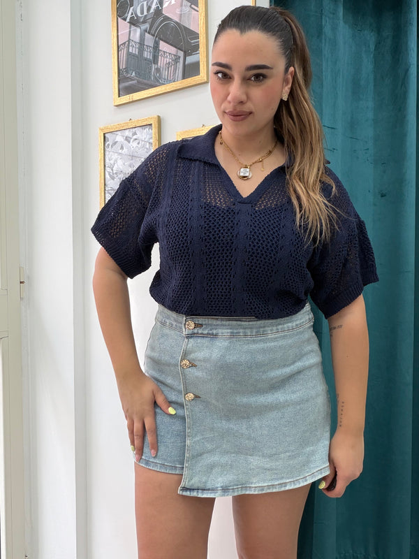 Maglia Filo blu