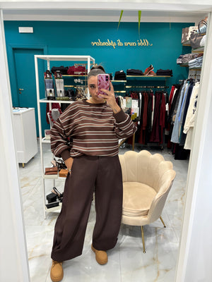 Pantalone Ballon Marrone