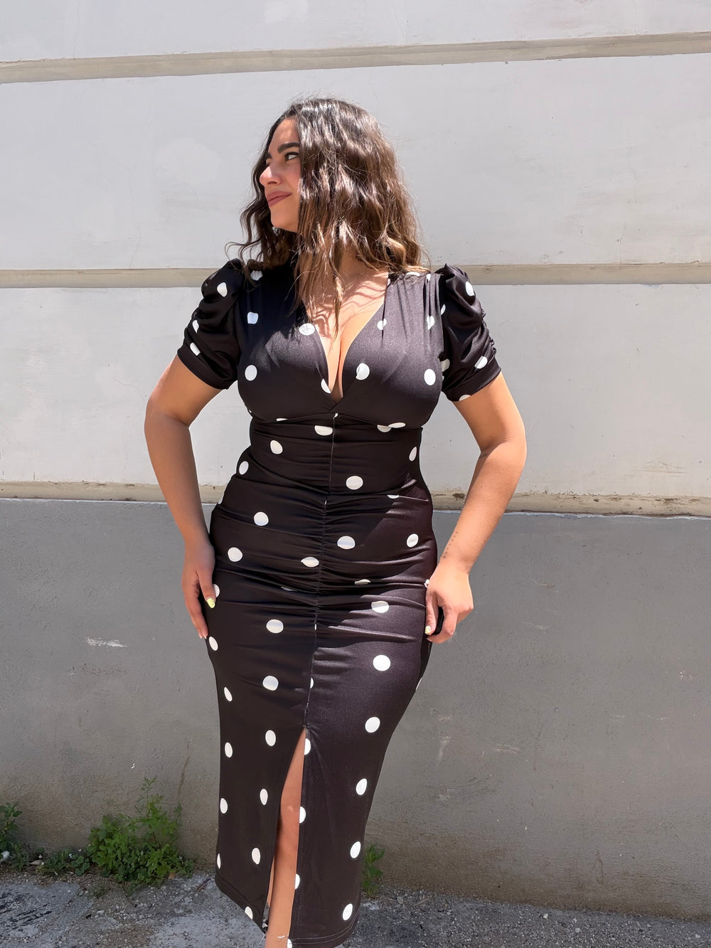 Abito Pois Nero