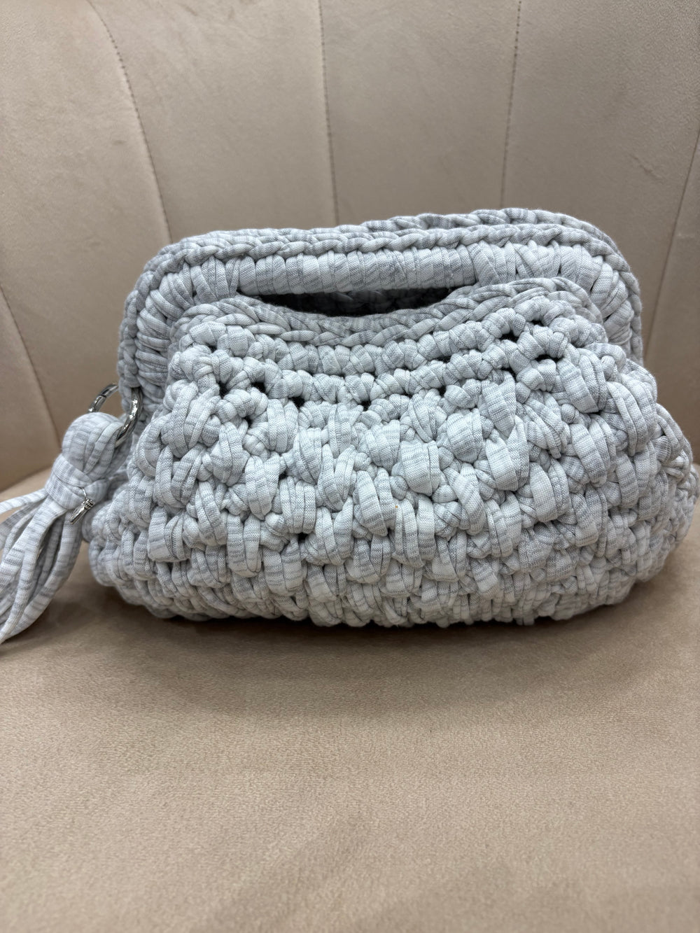Clutch Grigio Chiaro