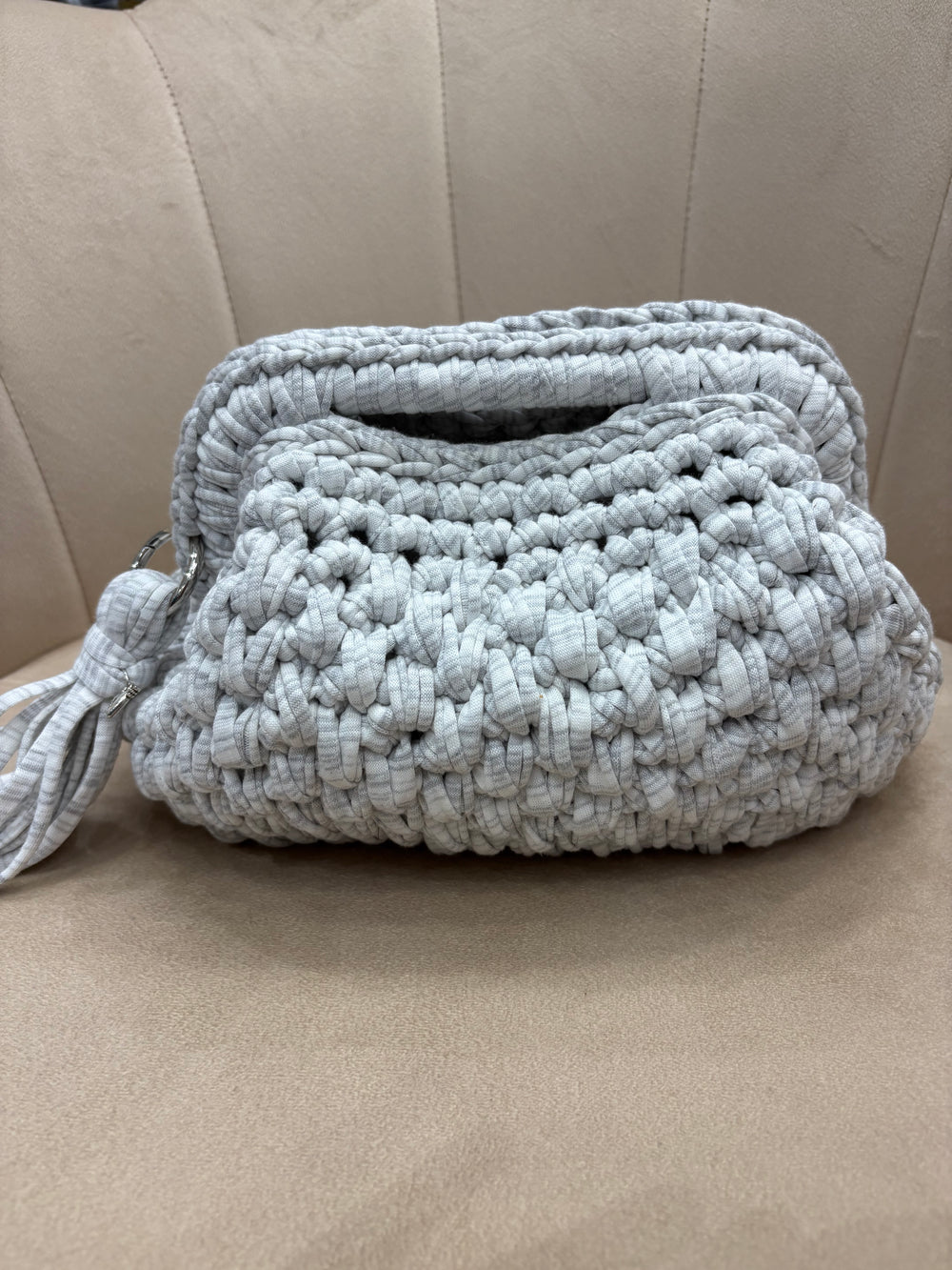 Clutch Grigio Chiaro