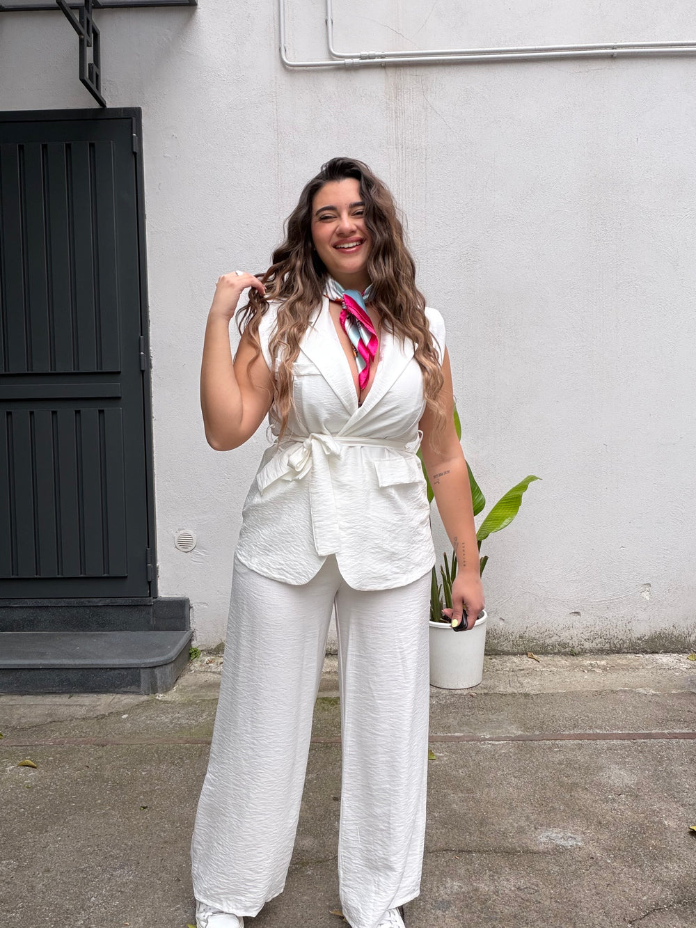 Coordset Chloe Bianco