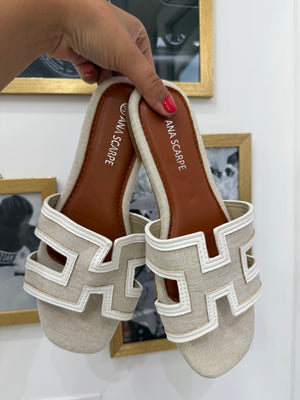 Ciabattine Summer Beige e Bianca