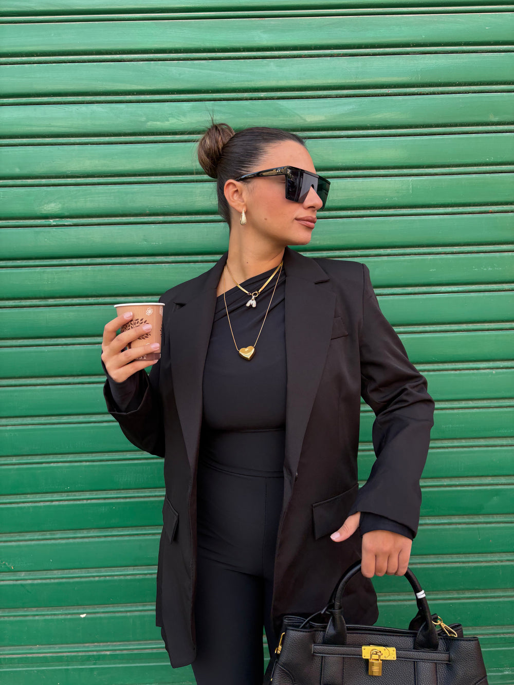 GIACCA OVERSIZE NERA