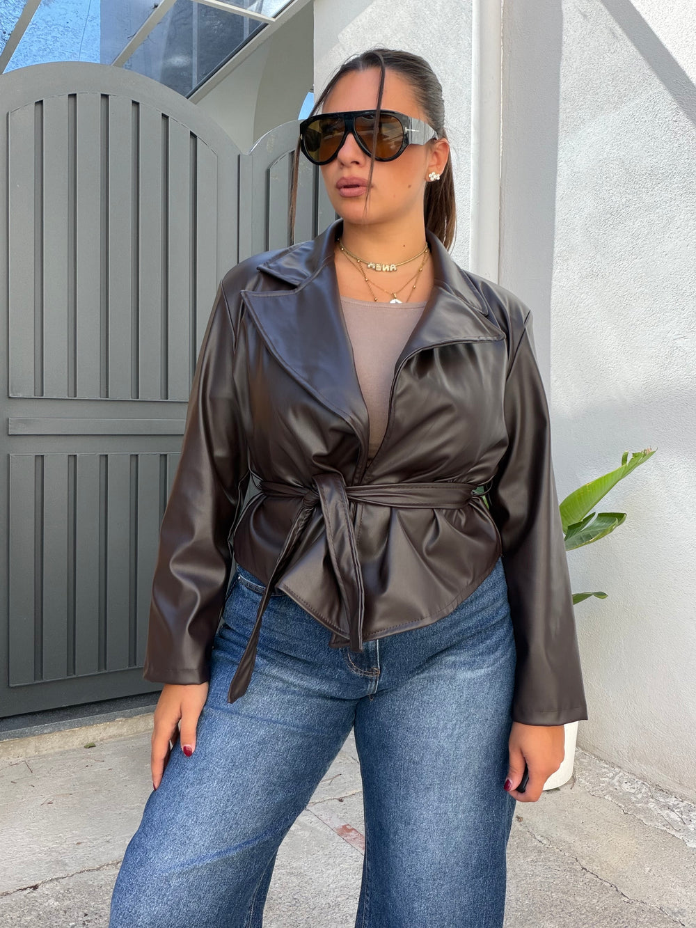Trench Jolì Marrone
