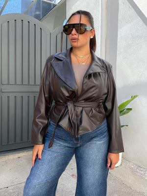 Trench Jolì Marrone