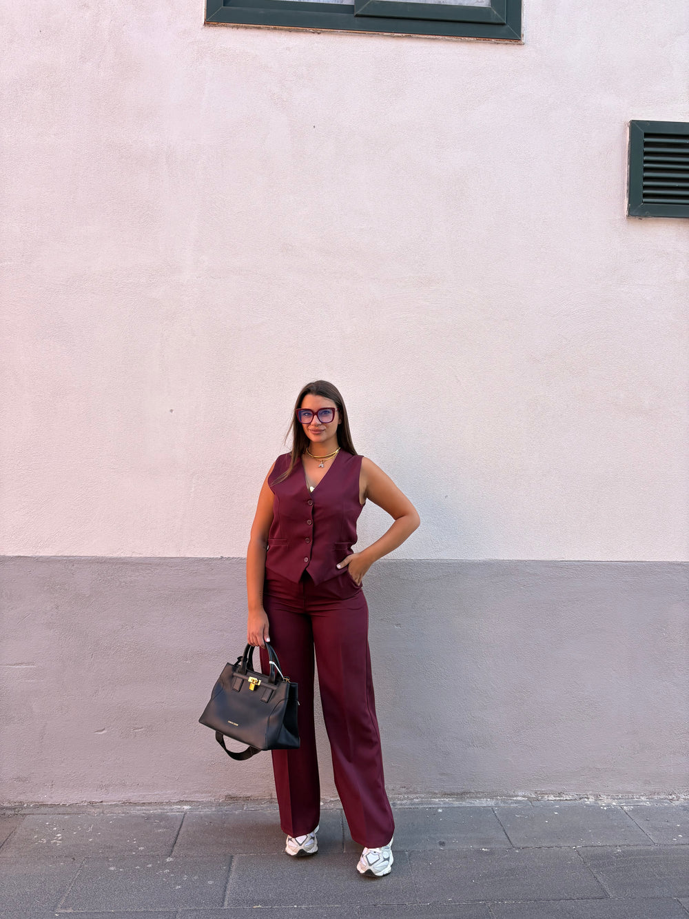 Tailleur Margi Bordeaux