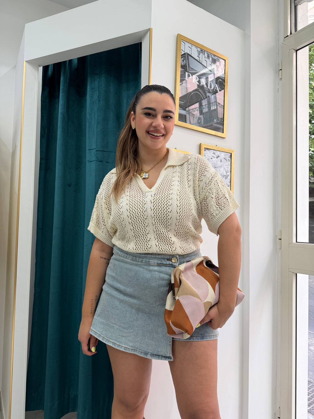 Maglia Filo beige