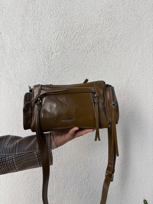 Borsa coconuda Cammello