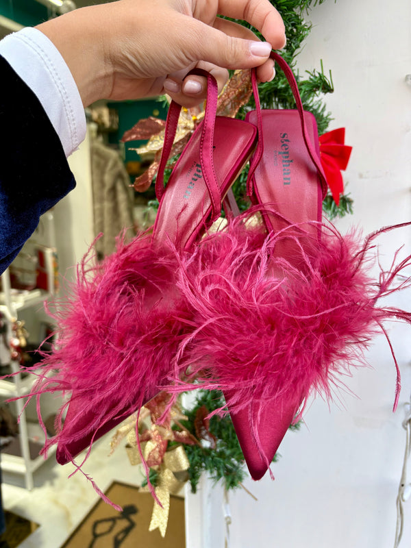 Décolleté Piuma Bordeaux