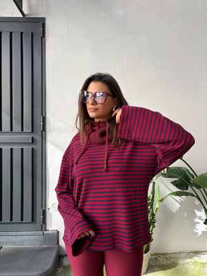 Maglia Las Vegas Blu e Bordeaux