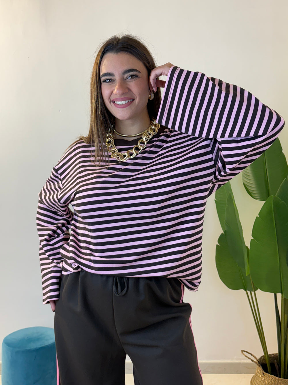 Maglia Las Vegas Rosa e Marrone