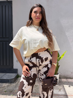 T-shirt Burro Over