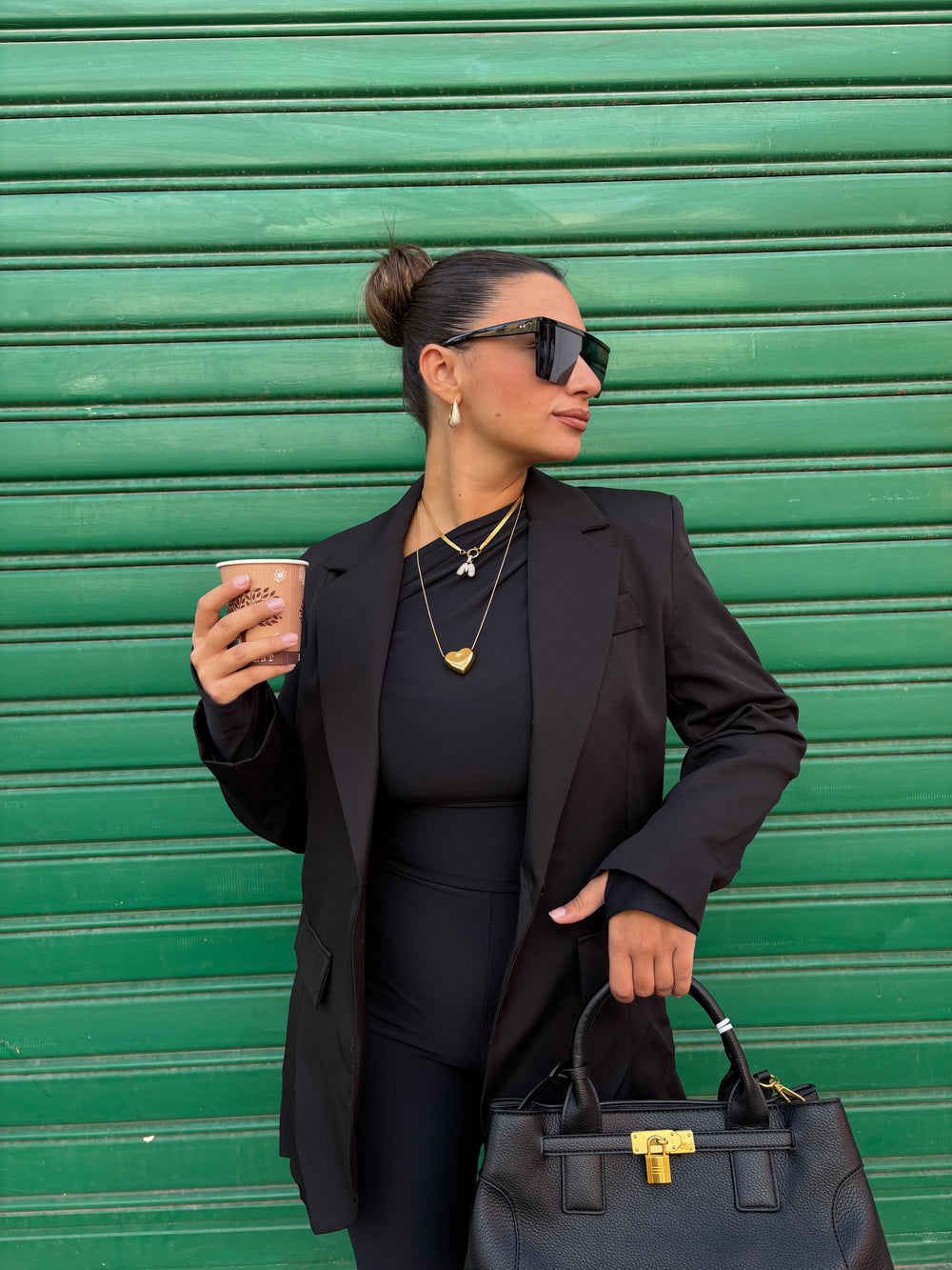 GIACCA OVERSIZE NERA