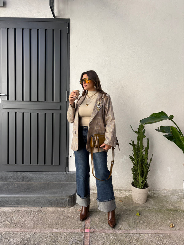 Jeans Risvolto Autunno