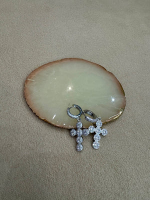 Croci swaroski argento