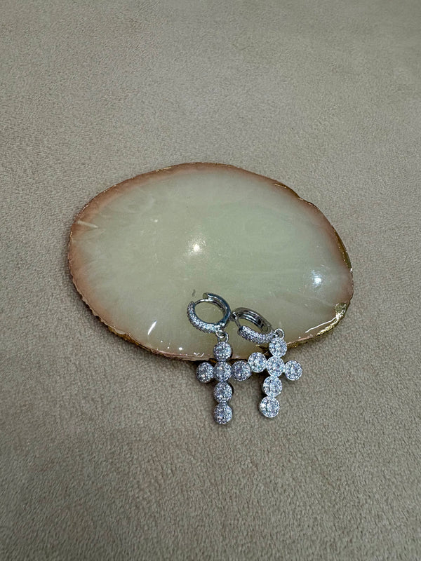 Croci swaroski argento