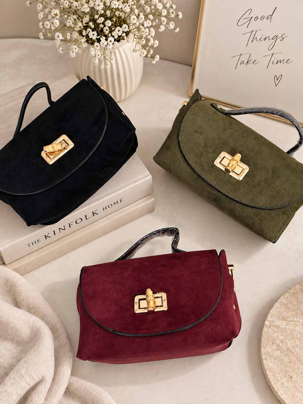 Mini Bag Camoscio