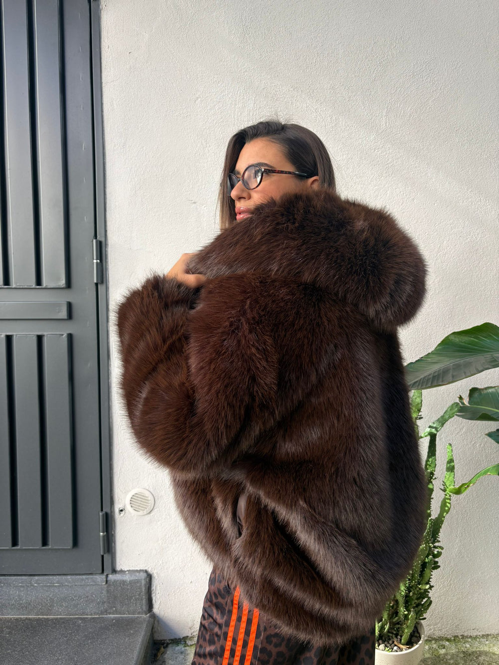 Pelliccia Vienna Marrone