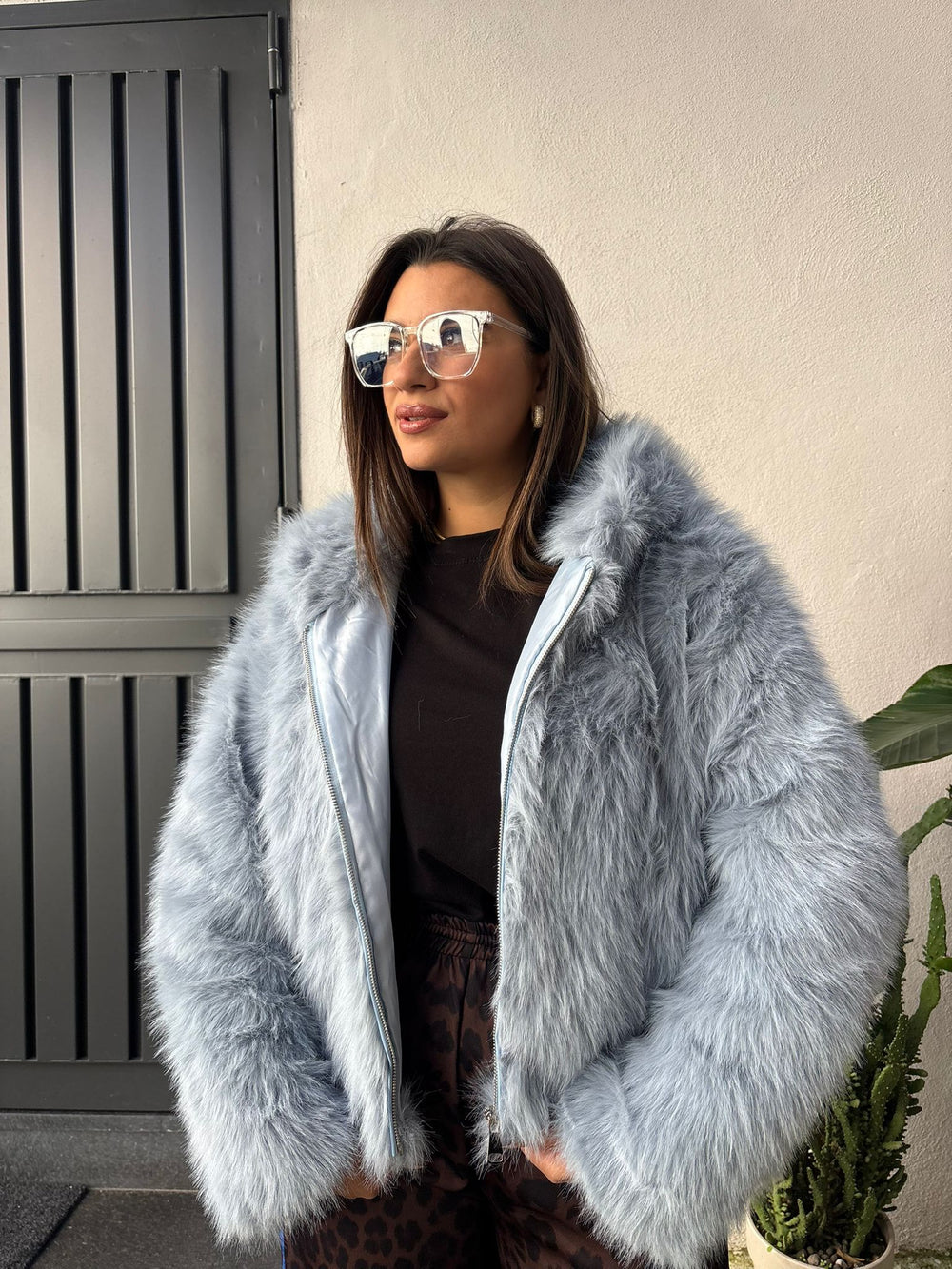 Pelliccia London Polvere