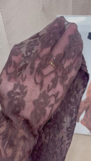 Calze Ricamate Marroni